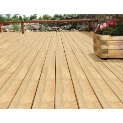 Kiefer-Terrassendiele 300 x 10 x 2,3 cm