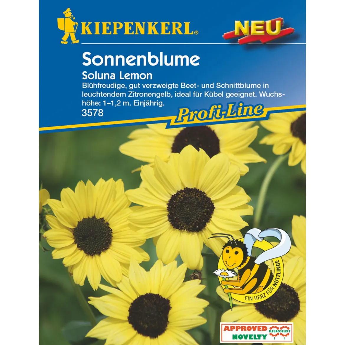 Kiepenkerl Sonnenblume Soluna Lemon