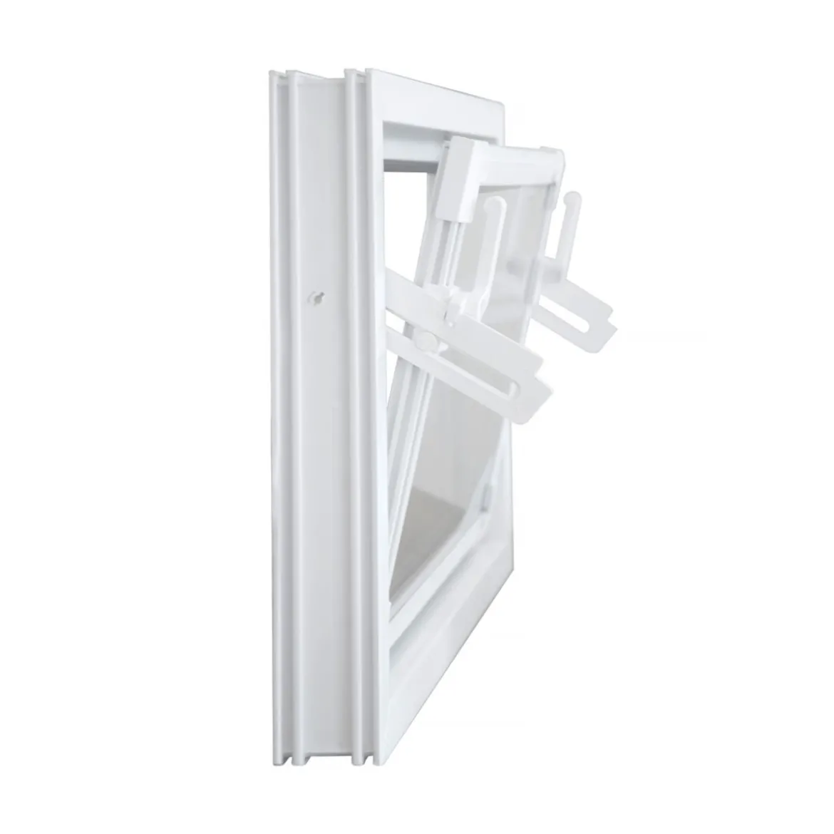 Kippfenster Q59 600x500mm ISO Glas weiss