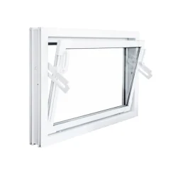 Kippfenster Q59 600x500mm ISO Glas weiss