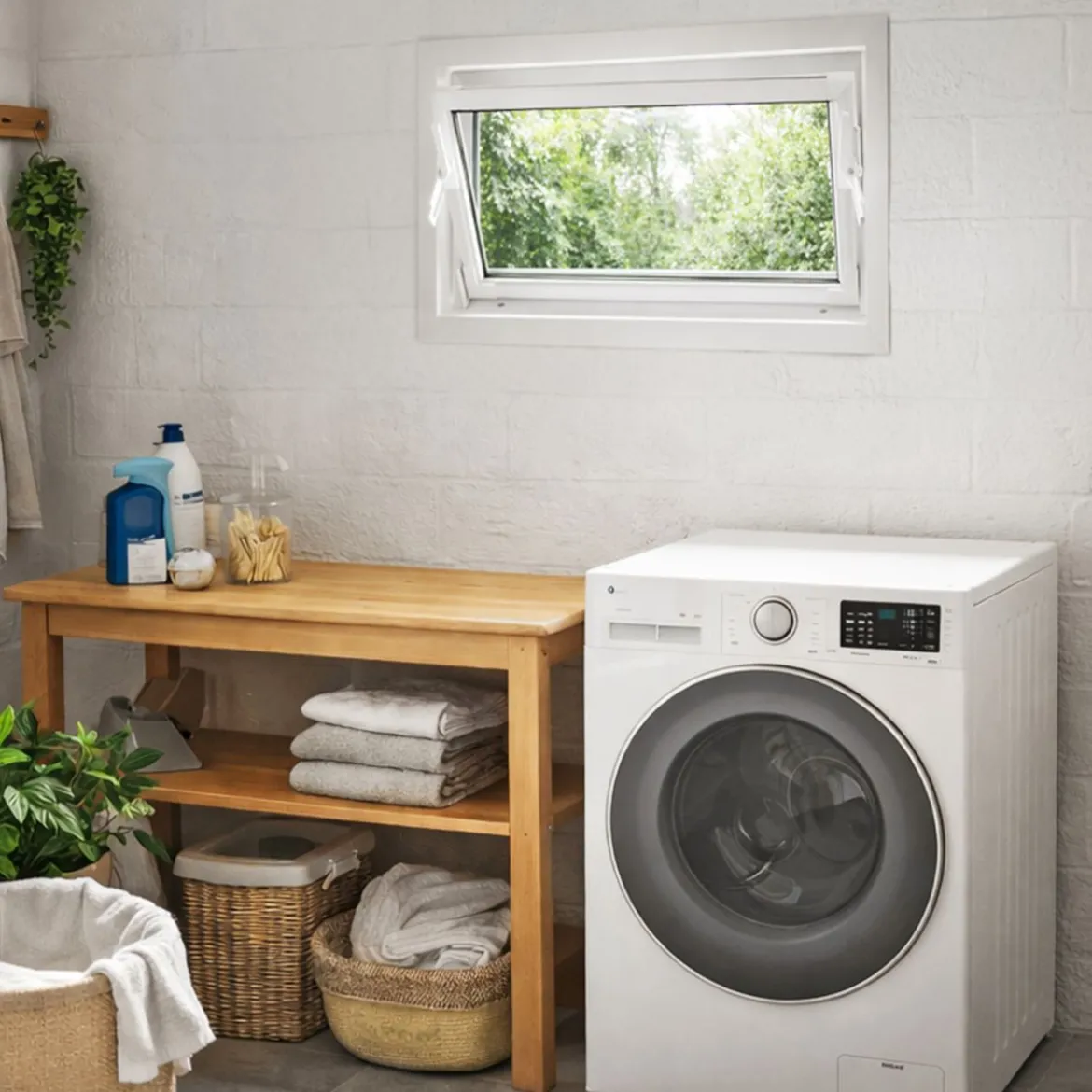 Kippfenster Q59 600x500mm ISO Glas weiss