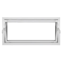 Kippfenster Q59 1000 x 500 mm ISO Glas weiss