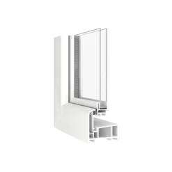 Kippfenster Q59 1000 x 500 mm ISO Glas weiss
