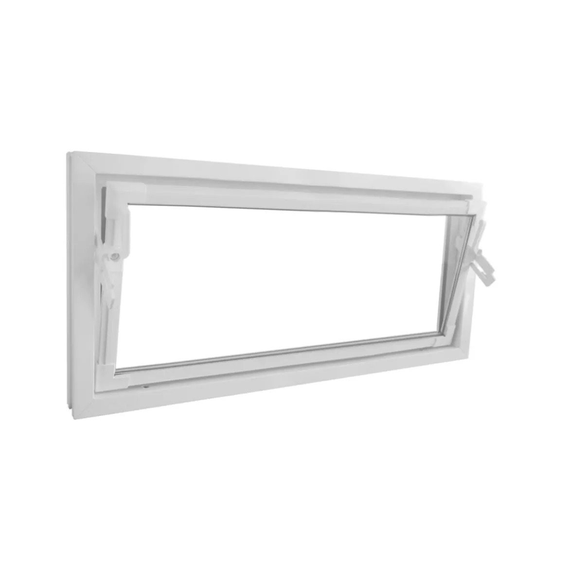 Kippfenster Q59 1000 x 500 mm ISO Glas weiss