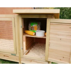 Kleintierstall Vario XXL mit Heuraufe 155 x 76 x 80 cm