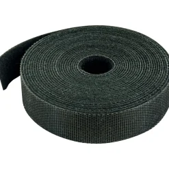 Klettband Rolle schwarz/3m