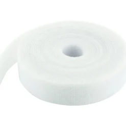 Klettband Rolle weiss/3m
