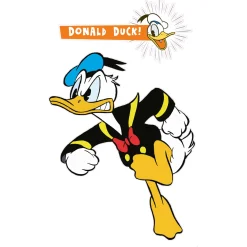 KomarSelbstklebende Vlies Wandtattoo Donald angry XXL 127x200 cm