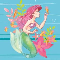 KomarVlies Fototapete Ariel Little Friends 250x250 cm