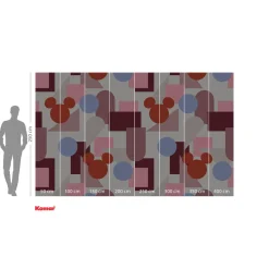 KomarVlies Fototapete Colourful Mickey 400x250 cm