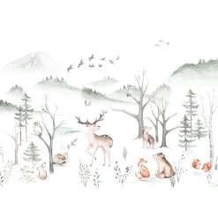 KomarVlies Fototapete Cozy Woods 400x280 cm