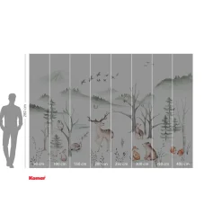 KomarVlies Fototapete Cozy Woods 400x280 cm