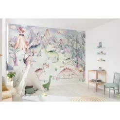 KomarVlies Fototapete Dino Playground 400x280 cm