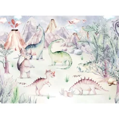 KomarVlies Fototapete Dino Playground 400x280 cm