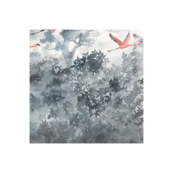 KomarVlies Fototapete Flamingos in the Sky 400x280 cm