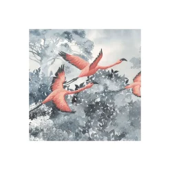 KomarVlies Fototapete Flamingos in the Sky 400x280 cm