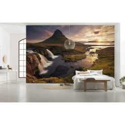 KomarVlies Fototapete Guten Morgen auf Isländisch 400x250 cm