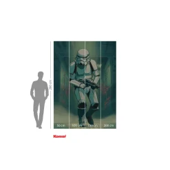 KomarVlies Fototapete Mandalorian Stormtrooper Print 200x280 cm