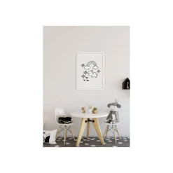 KomarWandbild Scribble Bunny 50x70 cm