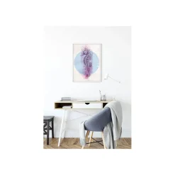 KomarWandbild Sea Horse Circle 50x70 cm