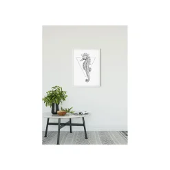 KomarWandbild Sea Horse White 50x70 cm