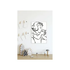 KomarWandbild Snow White Apple Bite white 50x70 cm