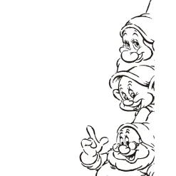 KomarWandbild Snow White Dwarves 40x50 cm