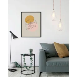 KomarWandbild Soulful Sanctuary Iron Man Head 50x70 cm