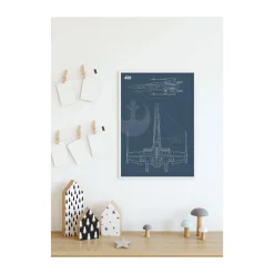 KomarWandbild Star Wars Blueprint X-Wing 50x70 cm
