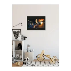 KomarWandbild Star Wars Classic Endor Orbit War 70x50 cm