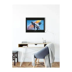 KomarWandbild Star Wars Classic Hoth Battle AT-AT 50x40 cm