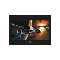 KomarWandbild Star Wars Classic Endor Orbit War 50x40 cm