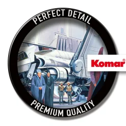 KomarWandbild Star Wars Classic Death Star Shuttle Dock 50x40 cm