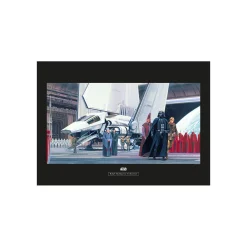 KomarWandbild Star Wars Classic Death Star Shuttle Dock 50x40 cm