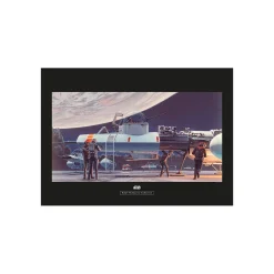 KomarWandbild Star Wars Classic Yavin Hangar 70x50 cm
