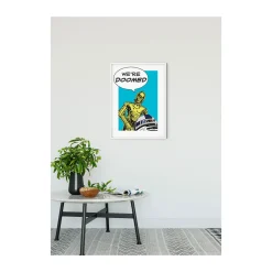 KomarWandbild Star Wars Classic Comic Quote Droids 40x50 cm