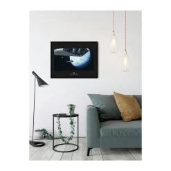 KomarWandbild Star Wars Classic Hoth Orbit 70x50 cm