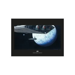 KomarWandbild Star Wars Classic Hoth Orbit 70x50 cm
