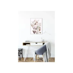 KomarWandbild Triangles Red 50x70 cm