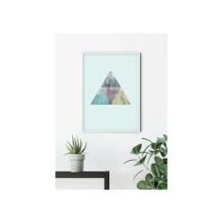 KomarWandbild Triangles Top Blue 50x70 cm