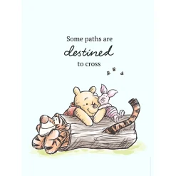 KomarWandbild Winnie the Pooh Path 40x50 cm