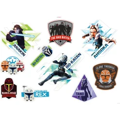 KomarWandtattoo Clone Wars Badges 100x70 cm