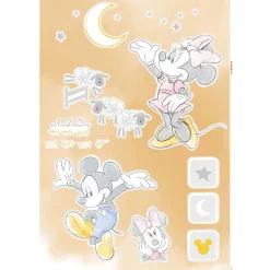 KomarWandtattoo Mickey Counting Sheeps 50x70 cm