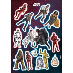 KomarWandtattoo Star Wars Heroes Villains 50x70 cm