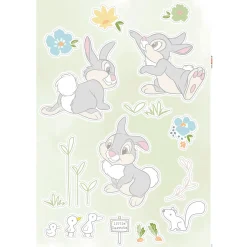 KomarWandtattoo Thumper in the Garden 50x70 cm