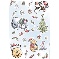 KomarWandtattoo Winnie the Pooh Christmas 50x70 cm