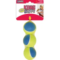KONG Hundespielzeug Squeakair Ultra Balls Durchmesser 7 cm 3 Stück
