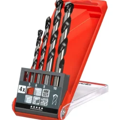 kwbBeton- und Steinbohrersatz Rocker Durchmesser 5-10 mm 4 teilig