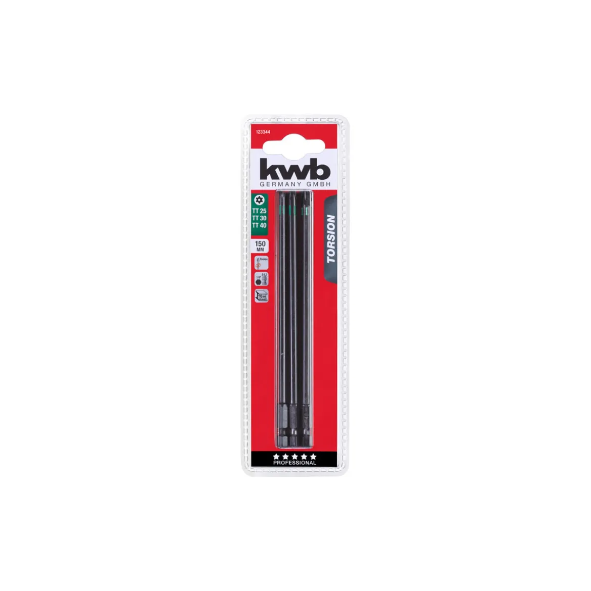 kwbBit Set Torison 150 mm