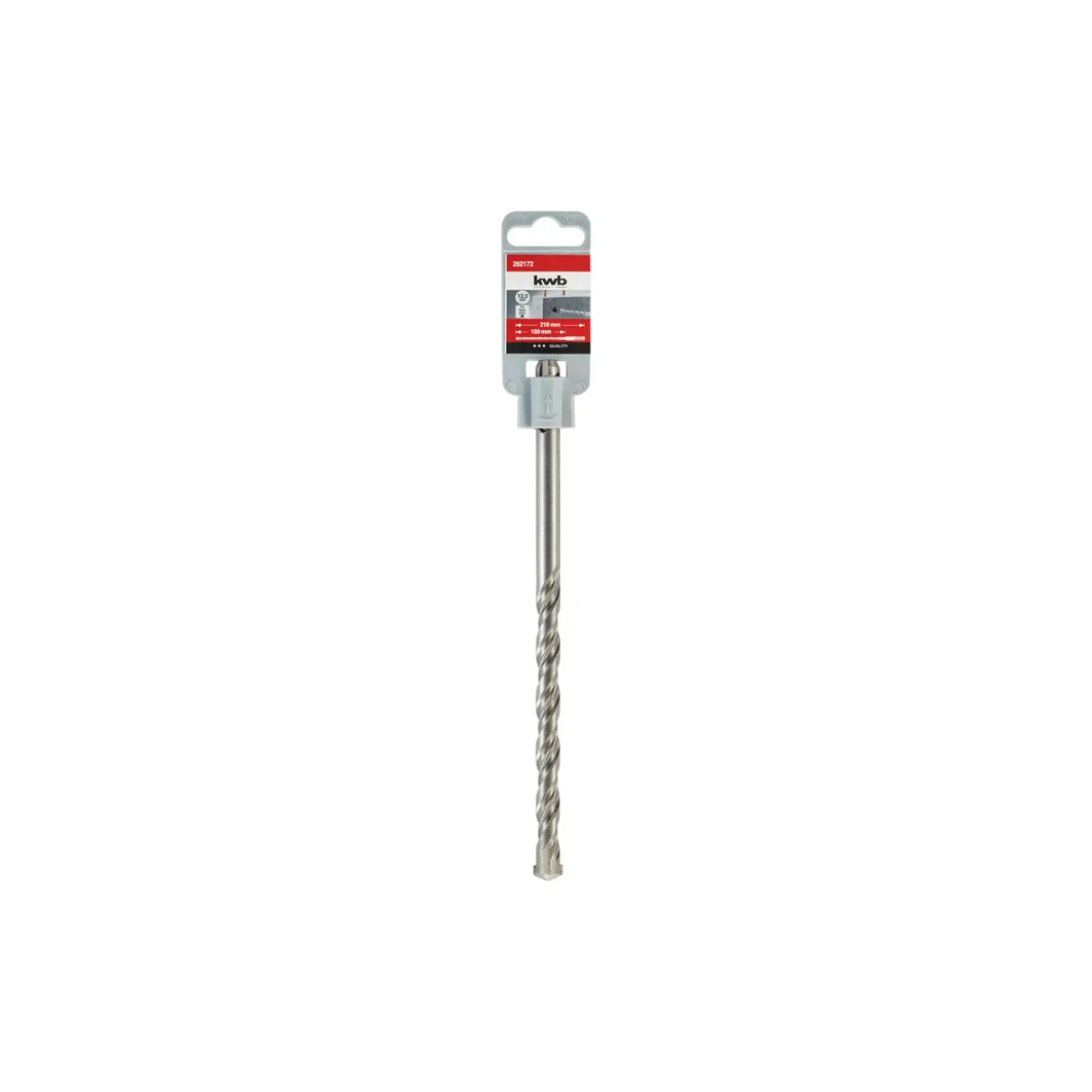 kwbHammerbohrer HB 22 SDS plus Durchmesser 12 mm 210 mm